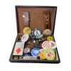 Image 1 : Vintage Pin, Button and Cufflink Collection in Box