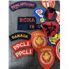 Image 2 : Group of Vintage Military, School & Provincial Cloth Patches - Canadian, British Columbia, Royal Art