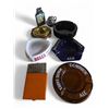 Image 1 : 9 Vintage Ashtrays & Smoking Accessories - Bell's Scotch, Molson's Ale, Dominion Ale, Lighters, and