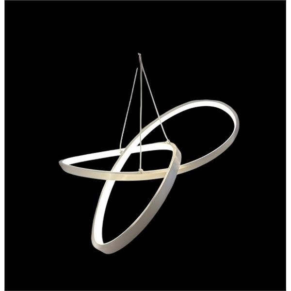 New Canarm Nero LED Pendant / Chandelier - White, Approx. 22" (Model LCH194A22WH)