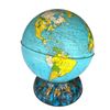 Image 4 : Mixed 1950s-60s Collection: "Bank of the World" Tin Globe Coin Bank, Ohio Art Tin Globe Bank, Strawb