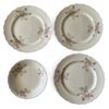 Image 5 : Vintage Royal Albert, Set of 6 Royal Swan 22 kt Gold "Blossomtime" & Set of 4 Canonsburg China 22 kt
