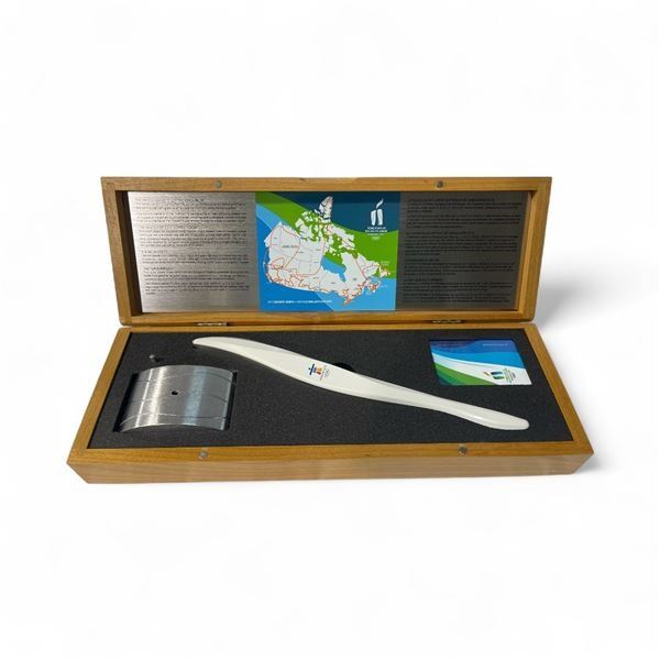 Vancouver 2010 Olympic Games 12" Torch Replica with Stand by Birks - Ltd Edition in Presentation Box