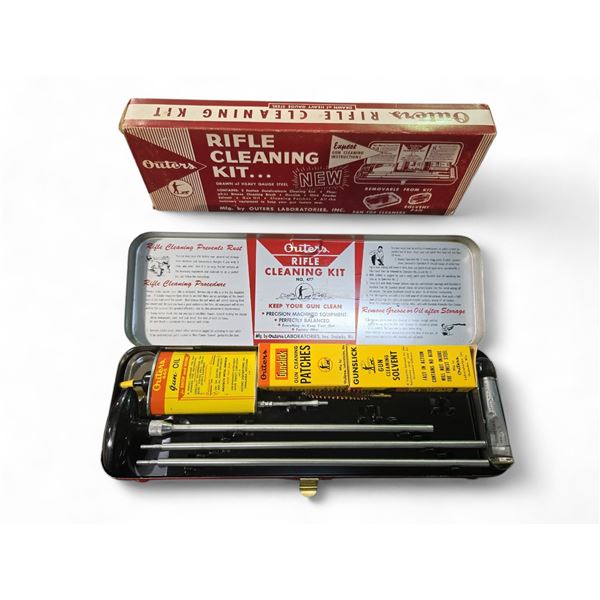 Vintage Outers 30 Cal. Gunslick Rifle Cleaning Kit in Original Box - Appears to be unused