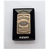 Image 2 : Genuine Vintage Zippo Brass "Jack Daniels" Lighter in Original Box - Stamped  "G  Zippo 12" on the u