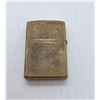 Image 3 : Genuine Vintage Zippo Brass Lighter - Stamped  "B  Zippo 10" on the underside