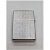Image 4 : Genuine Vintage Zippo Stainless Steel Lighter - Stamped  "A  Zippo 09" on the underside