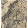 Image 2 : Framed Lapie Map of Scandinavia Denmark Norway 1830, H35.5" x W27" with Frame
