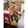Image 4 : Group of 2 - 1955 McCormick Young Elvis Presley Decanter and 1977 Music Box Elvis Decanter A Second 