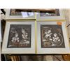 Image 2 : Group of 6: Signed Edition Print, Carved Winter Relief, And 4 Asian Panels