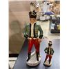 Image 2 : 1960s Irish Mist 10" Tall and Mini Porcelain Liqueur Decanters - Empty