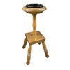 Image 1 : Vintage Wooden Floor-Standing Ashtray, H25"