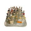 Image 1 : 40+ Vintage Glass Mini Liquor Bottles - Empty