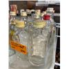 Image 2 : 40+ Vintage Glass Mini Liquor Bottles - Empty