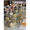 Image 4 : 40+ Vintage Glass Mini Liquor Bottles - Empty