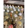 Image 3 : 40+ Vintage Glass Mini Liquor Bottles - Empty