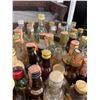 Image 2 : 40+ Vintage Glass Mini Liquor Bottles - Empty