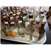 Image 3 : 40+ Vintage Glass Mini Liquor Bottles - Empty