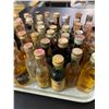 Image 3 : 40+ Vintage Glass Mini Liquor Bottles - Approx. 80% Retain Partial Contents