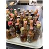 Image 2 : 40+ Vintage Glass Mini Liquor Bottles - Approx. 80% Retain Partial Contents