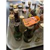 Image 3 : 40+ Vintage Glass Mini Liquor Bottles - Empty