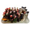 Image 1 : 40+ Vintage Glass Mini Liquor Bottles - Empty