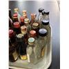 Image 3 : 40+ Vintage Glass Mini Liquor Bottles - Empty
