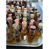 Image 4 : 40+ Vintage Glass Mini Liquor Bottles - Majority Have Some Contents