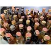 Image 3 : 40+ Vintage Glass Mini Liquor Bottles - Approx. 70% Retain Partial Contents