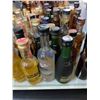 Image 2 : 40+ Vintage Glass Mini Liquor Bottles - Approx. 70% Retain Partial Contents