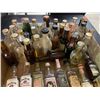 Image 2 : 50 Vintage Glass Mini Liquor Bottles - Empty