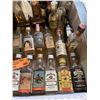 Image 3 : 50 Vintage Glass Mini Liquor Bottles - Empty