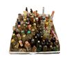 Image 1 : 60 Vintage Glass Mini Liquor Bottles - Several With Remaining Contents