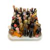 Image 1 : 38 Vintage Glass Mini Liquor Bottles - Approx. 80% Retain Partial Contents