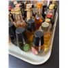 Image 3 : 38 Vintage Glass Mini Liquor Bottles - Approx. 80% Retain Partial Contents
