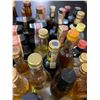 Image 4 : 38 Vintage Glass Mini Liquor Bottles - Approx. 80% Retain Partial Contents