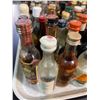 Image 2 : 40+ Vintage Glass Mini Liquor Bottles - Approx. 80% Retain Partial Contents