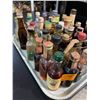 Image 3 : 40+ Vintage Glass Mini Liquor Bottles - Approx. 80% Retain Partial Contents