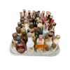 Image 1 : 40 Vintage Glass Mini Liquor Bottles - Several With Remaining Contents