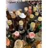 Image 2 : 40 Vintage Glass Mini Liquor Bottles - Approx. 70% Retain Partial Contents