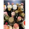 Image 2 : 40+ Vintage Glass Mini Liquor Bottles - Approx. 70% Retain Partial Contents