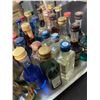 Image 2 : 40+ Vintage Glass Mini Liquor Bottles - Approx. 70% Retain Partial Contents