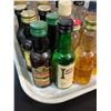 Image 4 : 40+ Vintage Mini Liquor Plastic Bottles - Approx. 70% Retain Partial Low Contents