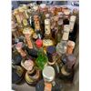 Image 4 : 60 Rare Vintage Glass Mini Liquor Bottles - Approx. 70% Retain Partial Contents