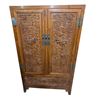Image 1 : Chinese Carved Dragon Pattern Cabinet, Approx. H70.5" x W42" x D23.5"