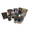 Image 1 : 11-Pcs Assorted Vintage Oil Cans & Containers Includes Quaker State, Gulf & More