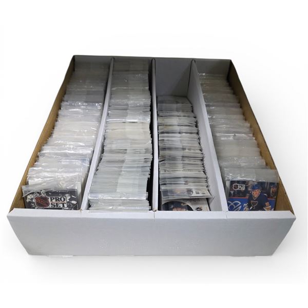 Full Box of Hockey Pro Set Packs (1990s)