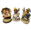 Image 1 : 3 Vintage Fred Roberts Co. Ceramic Musical Figurines