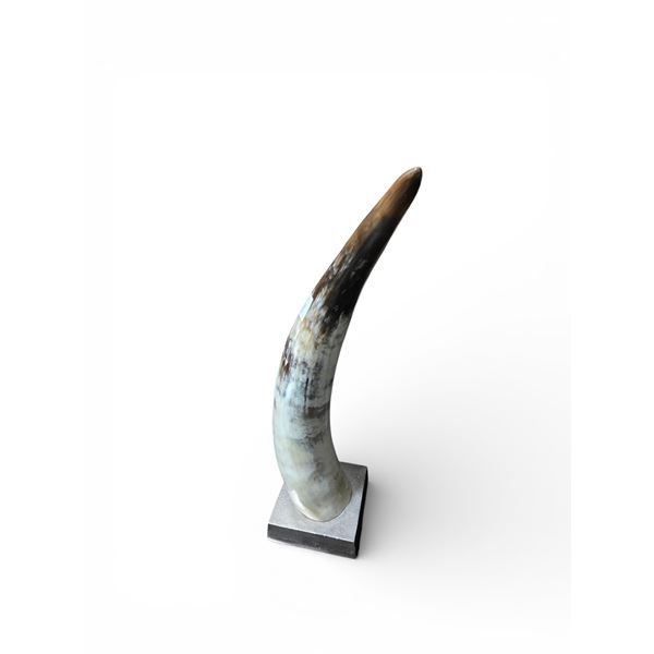 Decorative Horn on Base, 18" Tall