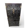 Image 1 : Chinese Qing-Style Carved Hardwood Cabinet, Approx. H78.5" x W40" x D15.5"